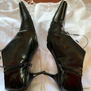 Black Prada booties